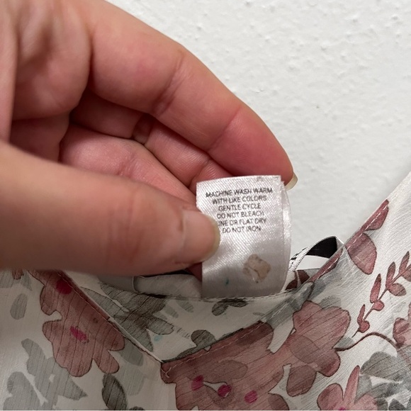 VICTORIA’S SECRET Y2K Floral Nightie Mini Sheer Slip Dress Size Medium - Picture 6 of 9